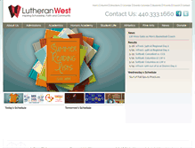 Tablet Screenshot of lutheranwest.com
